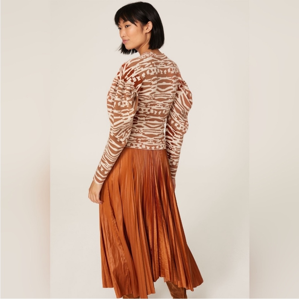 Ulla Johnson | Livia Jacquard-Wool Pullover Sweater | S - Picture 2 of 11